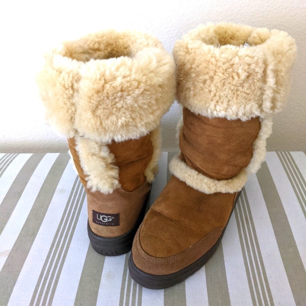 UGG Sunburst Tall Chestnut Boots